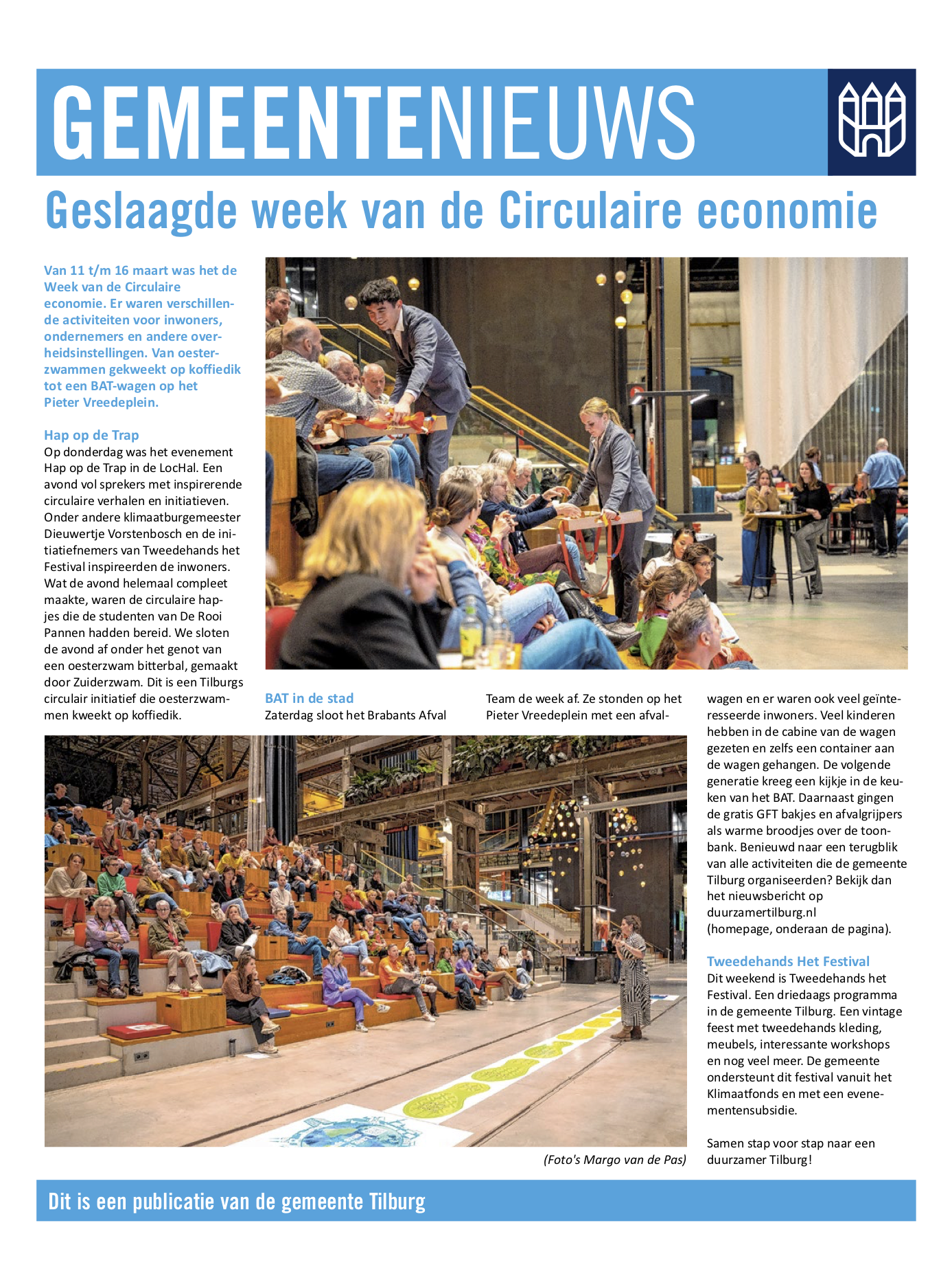 Van 11 t/m 16 maart was het de Week van de Circulaire economie.